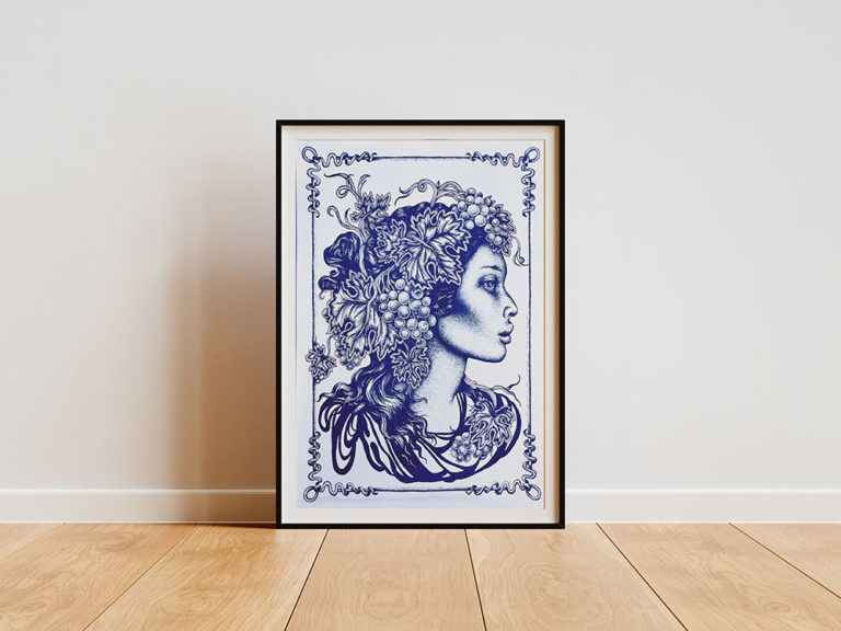 Emma-Ceau-50x70cm---BACCHANTE-2