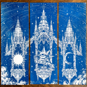 Icarus  - Sun & Star & Moon - Triptyque